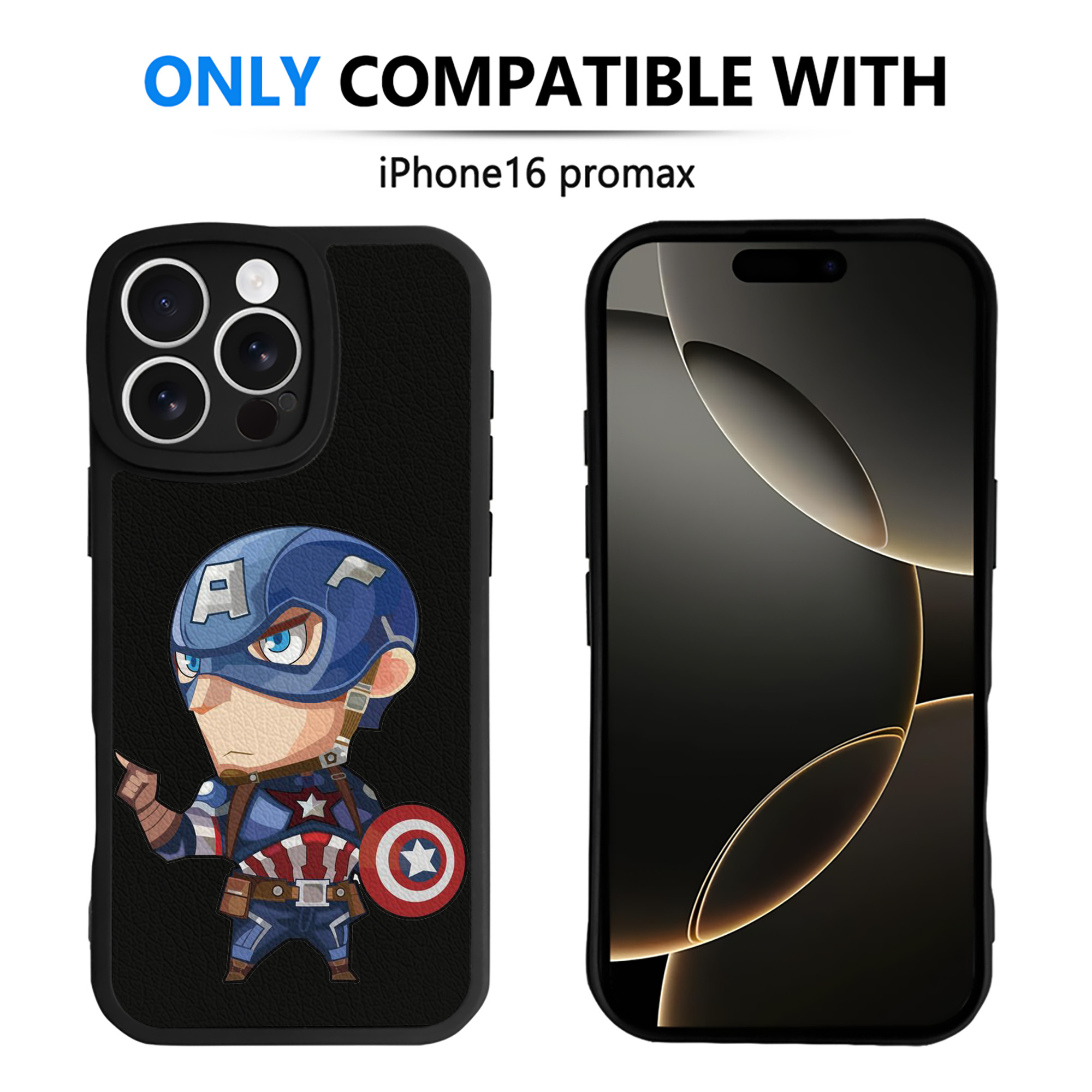 （画像用） アベンジャーズ The Avengers 【iPhone 16シリーズ対応】シリコンスマホケース（レザー調） 材質：シリコン
